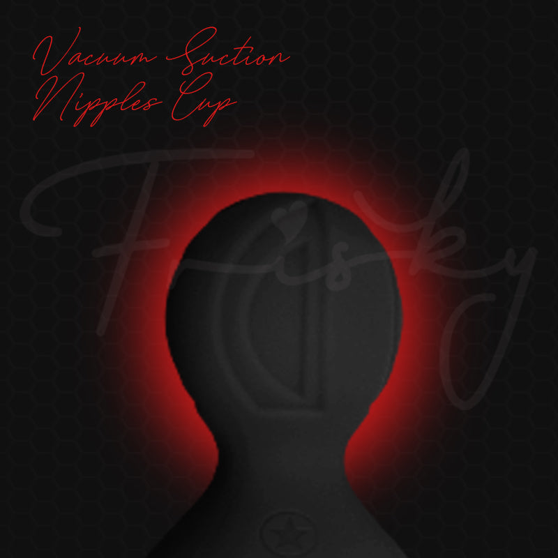 Black nipple suckers for erotic nipple stimulation, enhancing sensitivity and pleasure during foreplay.