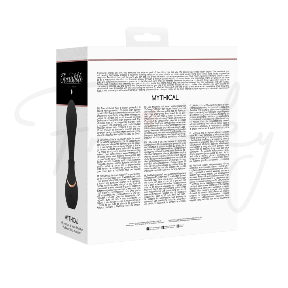 SHOTS - Mythical Air Pulse Vibrator - Black