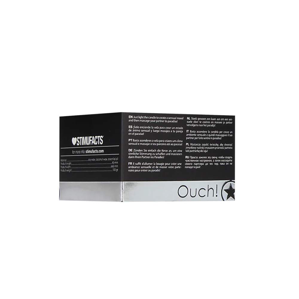 SHOTS Ouch! Massage Candle - Vanilla Scented