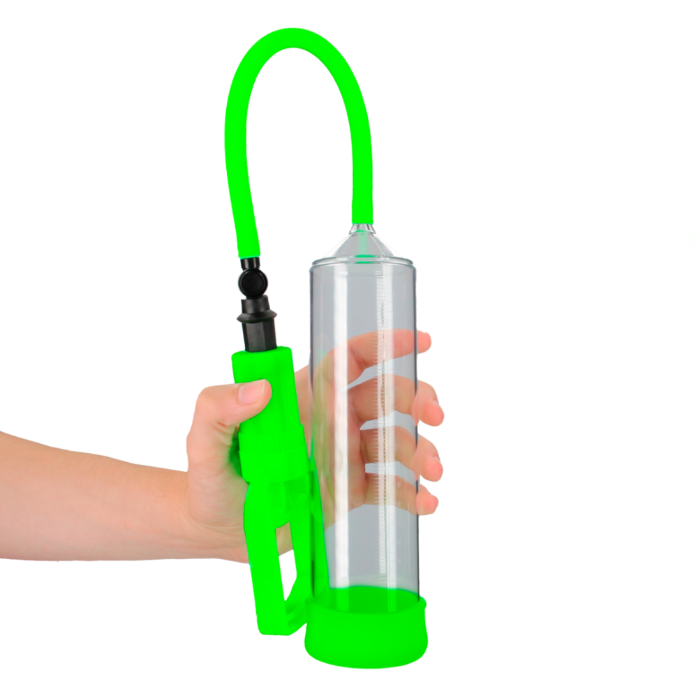 SHOTS Ouch! Comfort Beginner Pump - Glow in The Dark