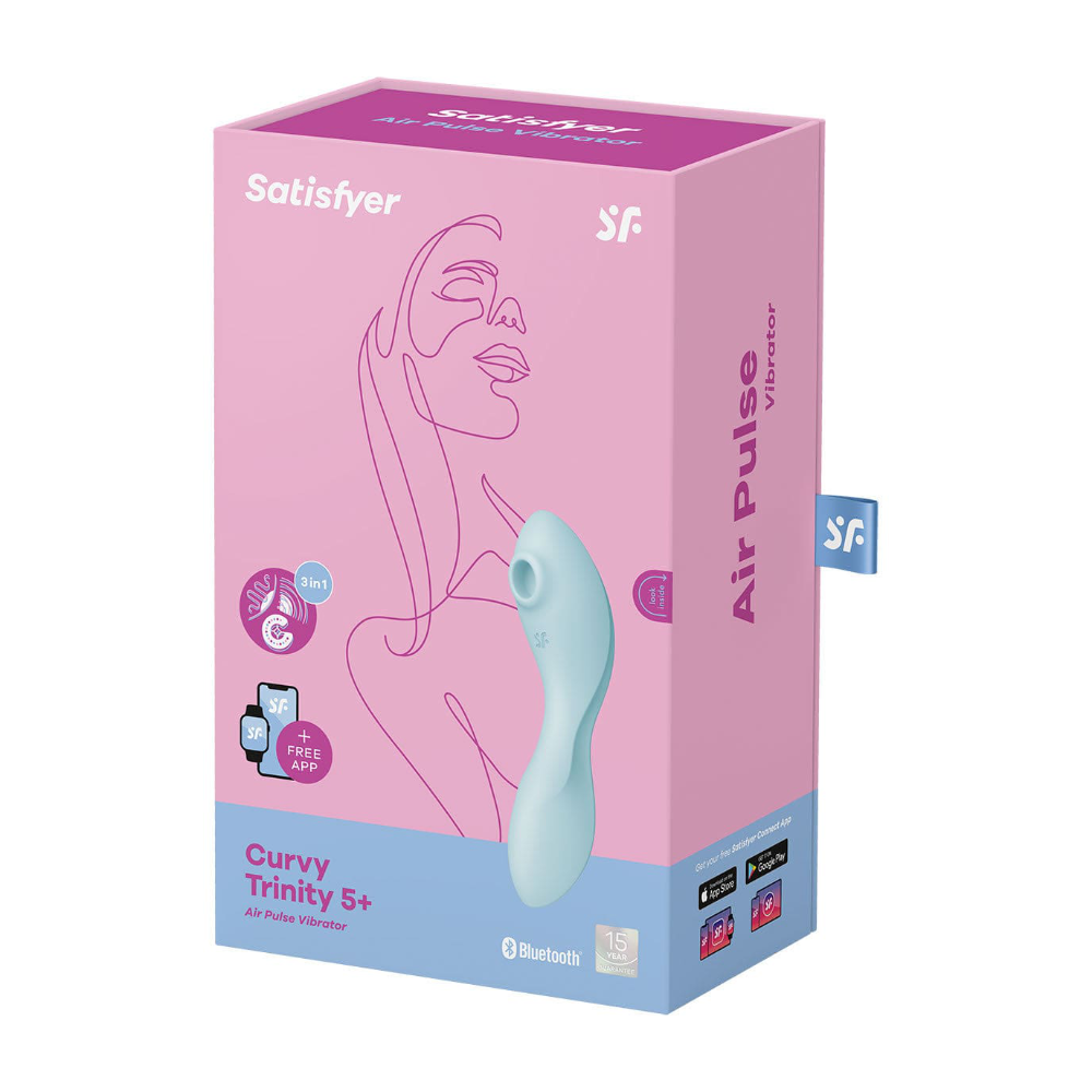 Satisfyer - Curvy Trinity 5+ - Blue