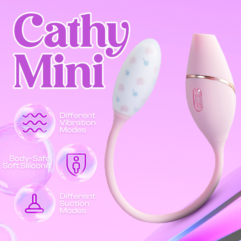 KISSTOY® Cathy Mini: Dual-Point Stimulation with Floral Elegance