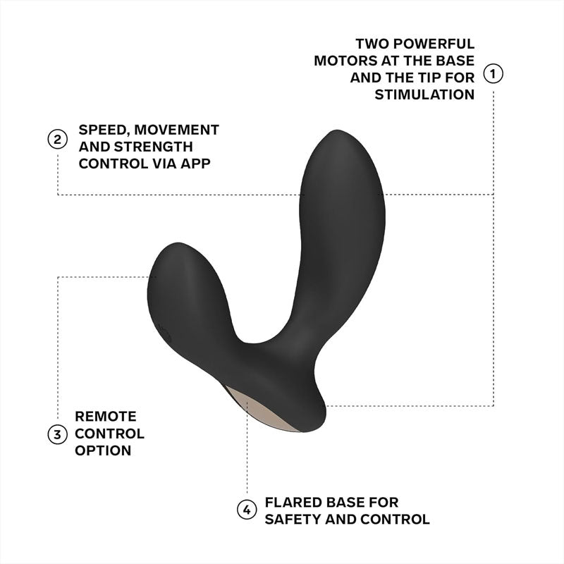 LELO - Hugo 2™ APP Prostate Massager - Black