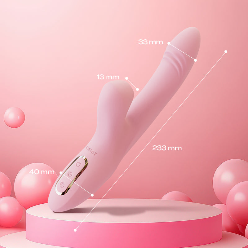 KISSTOY® Katy Max: Rotating G-Spot & Clitoral Suction Vibrator