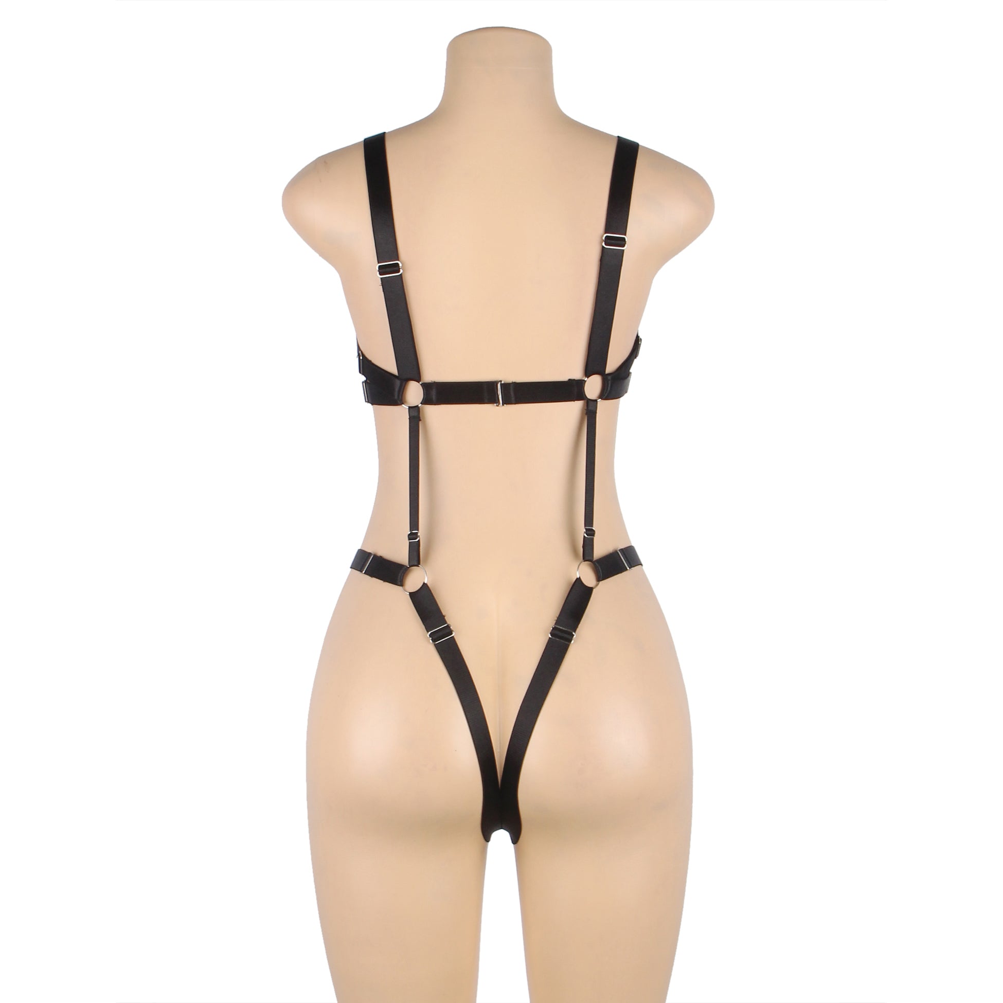 Teddy - 1 Pc Sexy Adjustable Bondage Lingerie