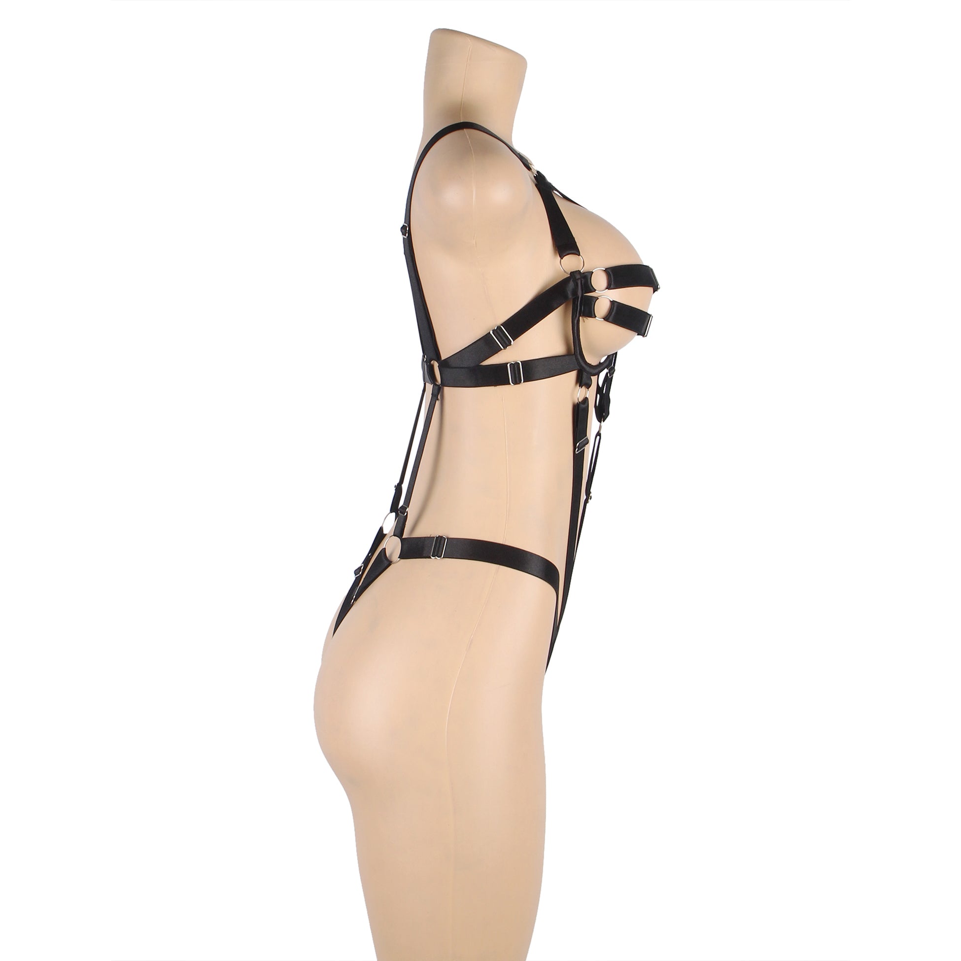 Teddy - 1 Pc Sexy Adjustable Bondage Lingerie