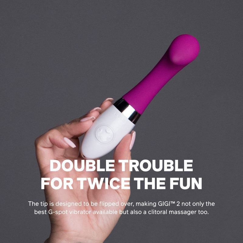 LELO - Gigi™ 2 Rechargeable G-Spot Vibrator - Deep Rose