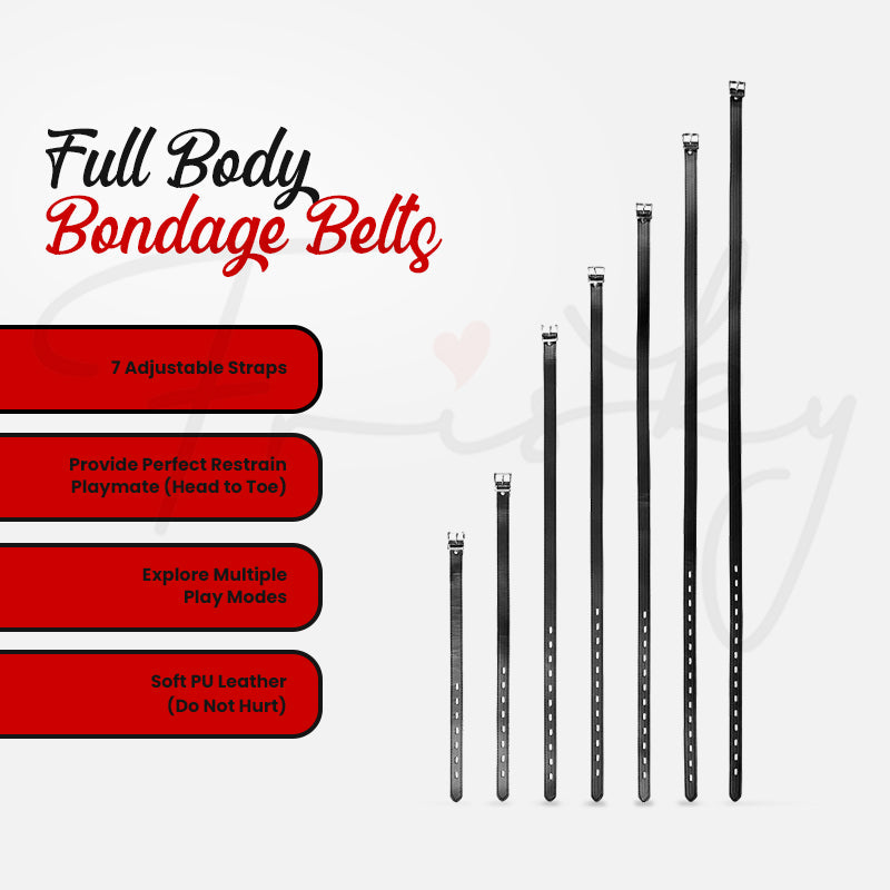 SHOTS Ouch! Full Body Bondage Belts