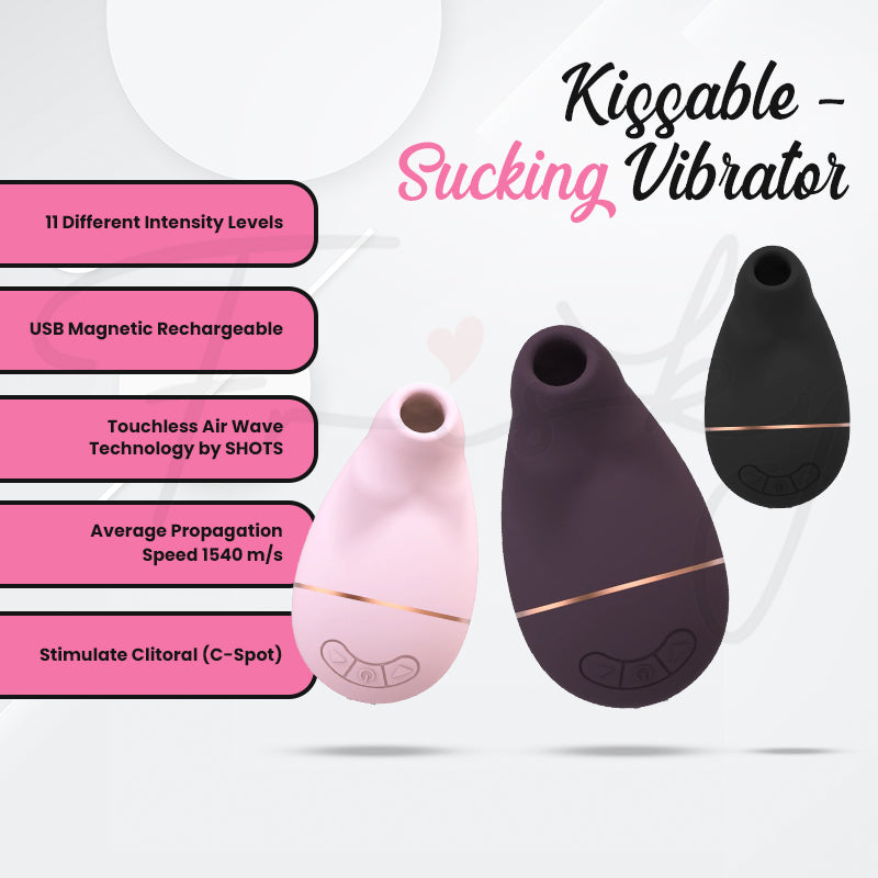 SHOTS - Kissable Sucking Vibrator - Pink