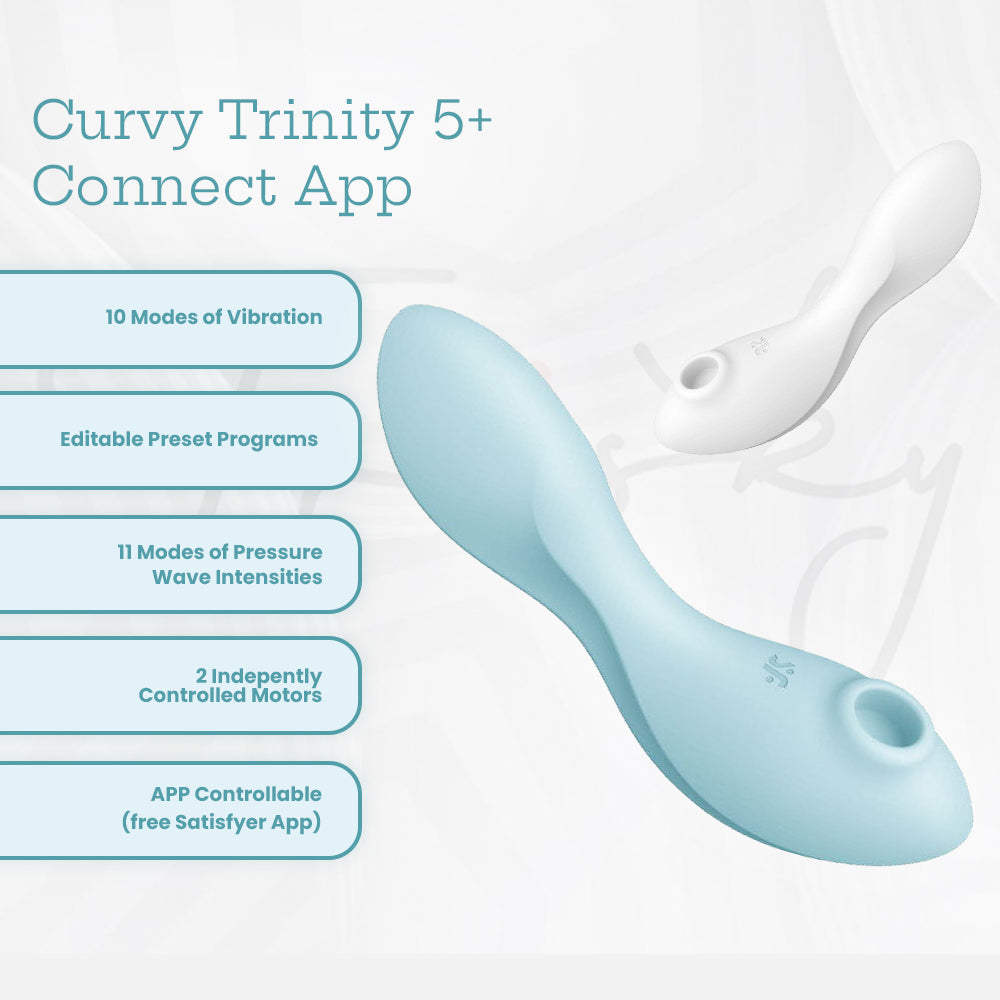 Satisfyer - Curvy Trinity 5+ - White