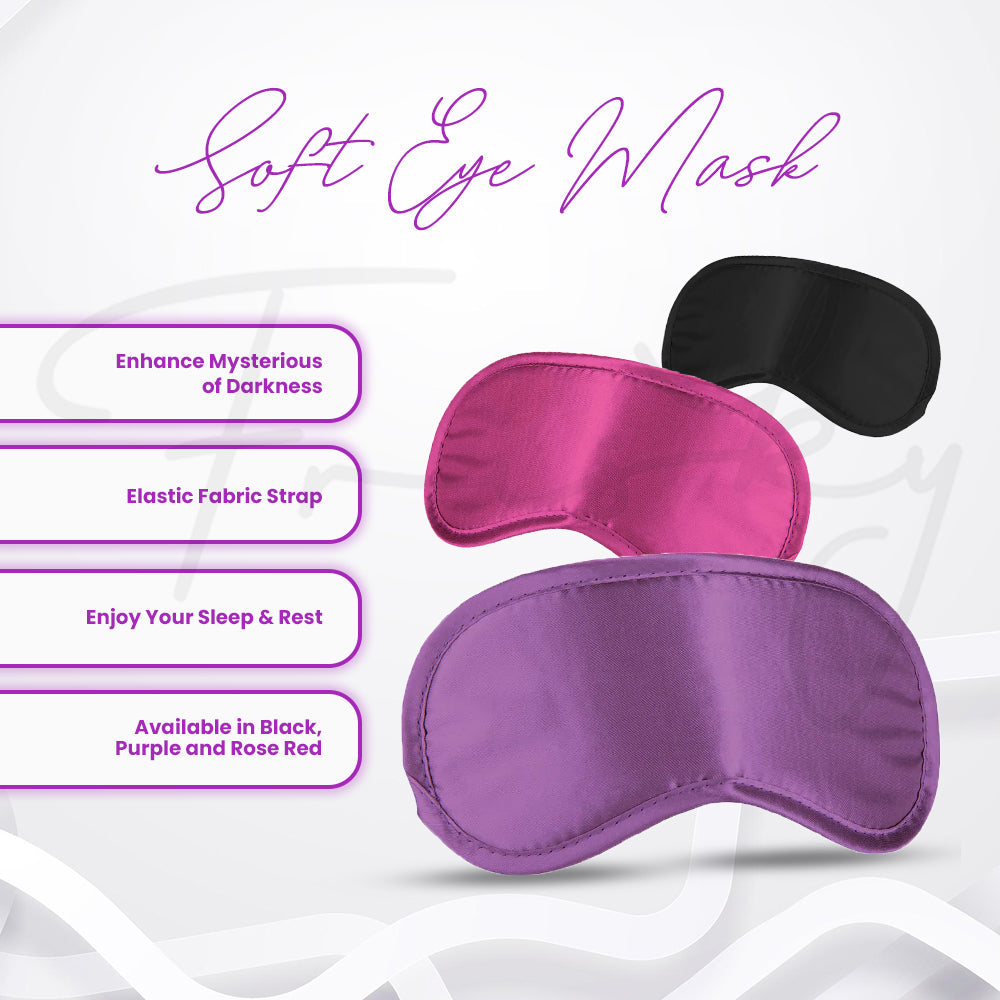 SHOTS Ouch! Soft Eye Mask - Black