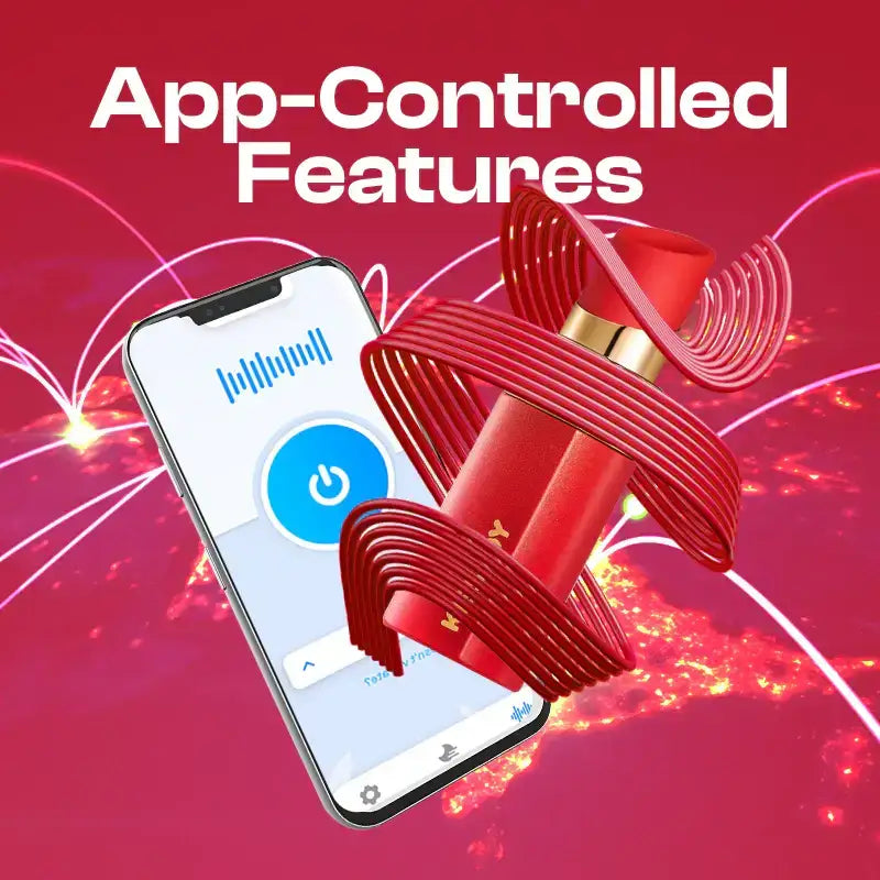 KISSTOY® BOBO - APP Control Oral Vibrator - Red