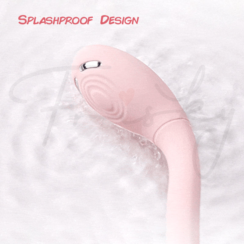 Splashproof silicone design of KISSTOY® Find Her Wand for easy cleaning and safe use.