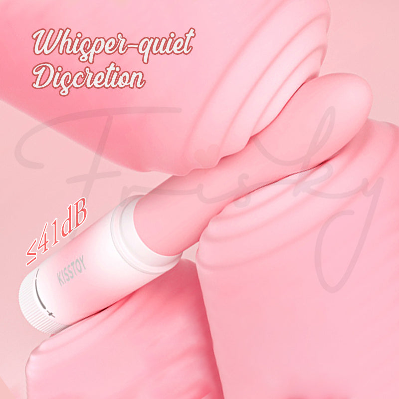 Close-up of Pop Cherry vibrator with whisper quiet discretion.