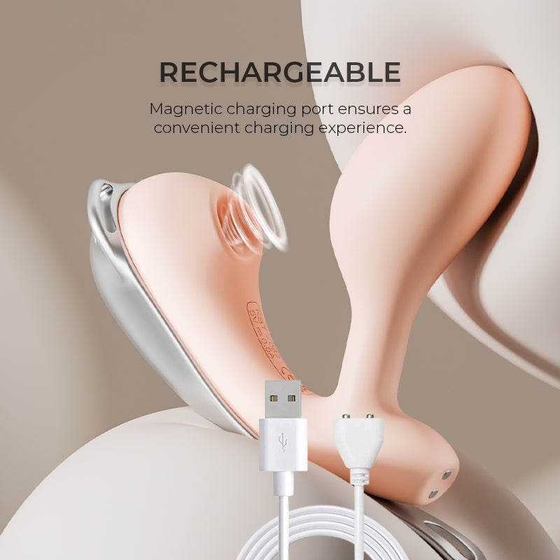 KISSTOY® Hush Hum - APP-Wearable Vibrator Dual Stimulation