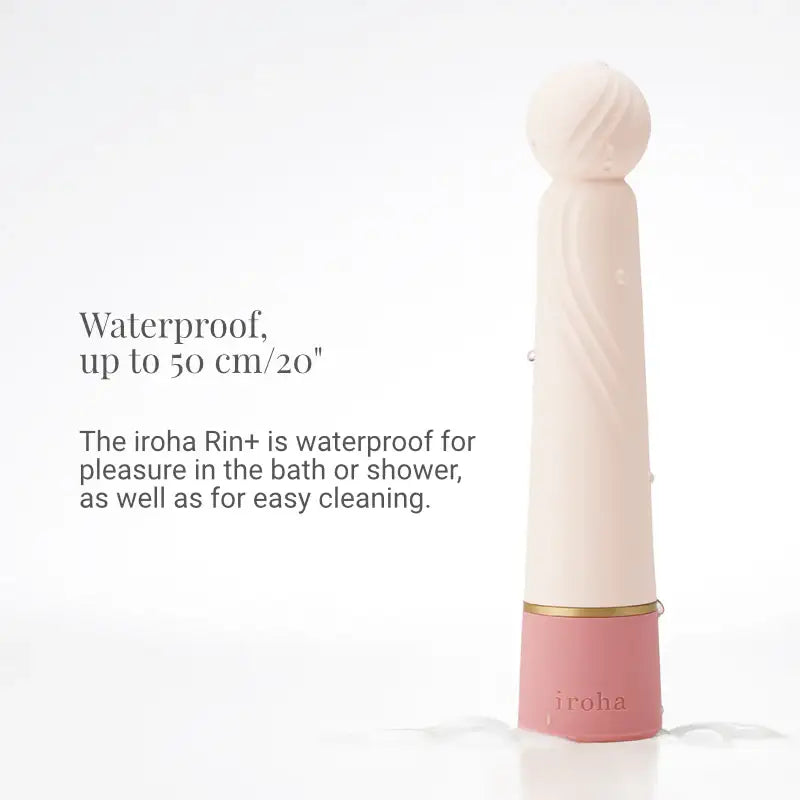 Iroha Rin + Hisui Momosango Mini Wand Vibrator Pink quiet motor convenient daily use Singapore