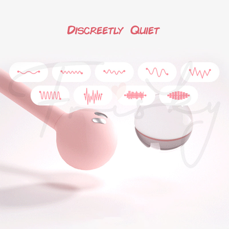 Discreetly quiet performance of KISSTOY® Find Her Wand highlighted at 40dB noise level.