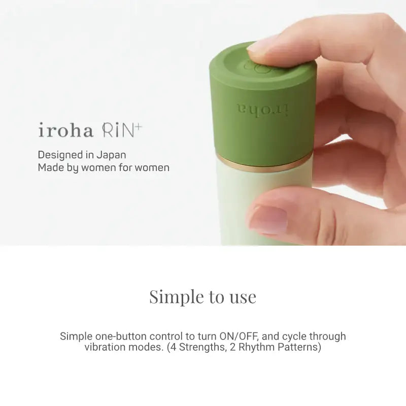 Iroha Rin + Hisui Momosango Mini Wand Vibrator Milk Green lightweight portable personal massager Singapore