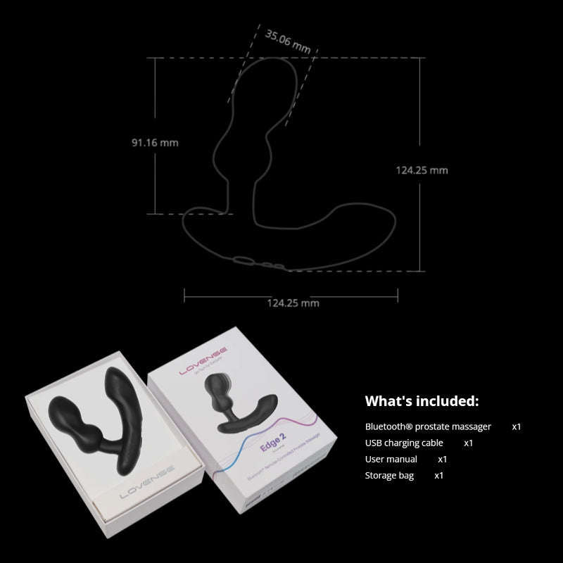 Lovense - Edge 2 App-Controlled Prostate Massager