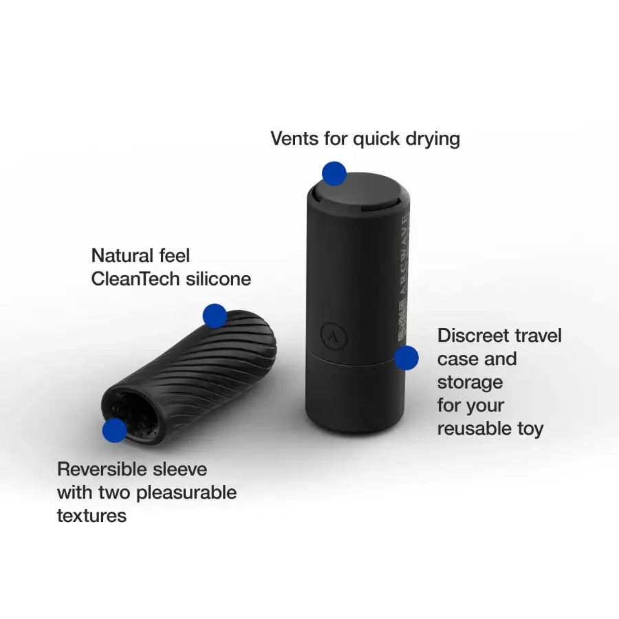 Arcwave Ghost Double Sided Pocket Masturbator - Black