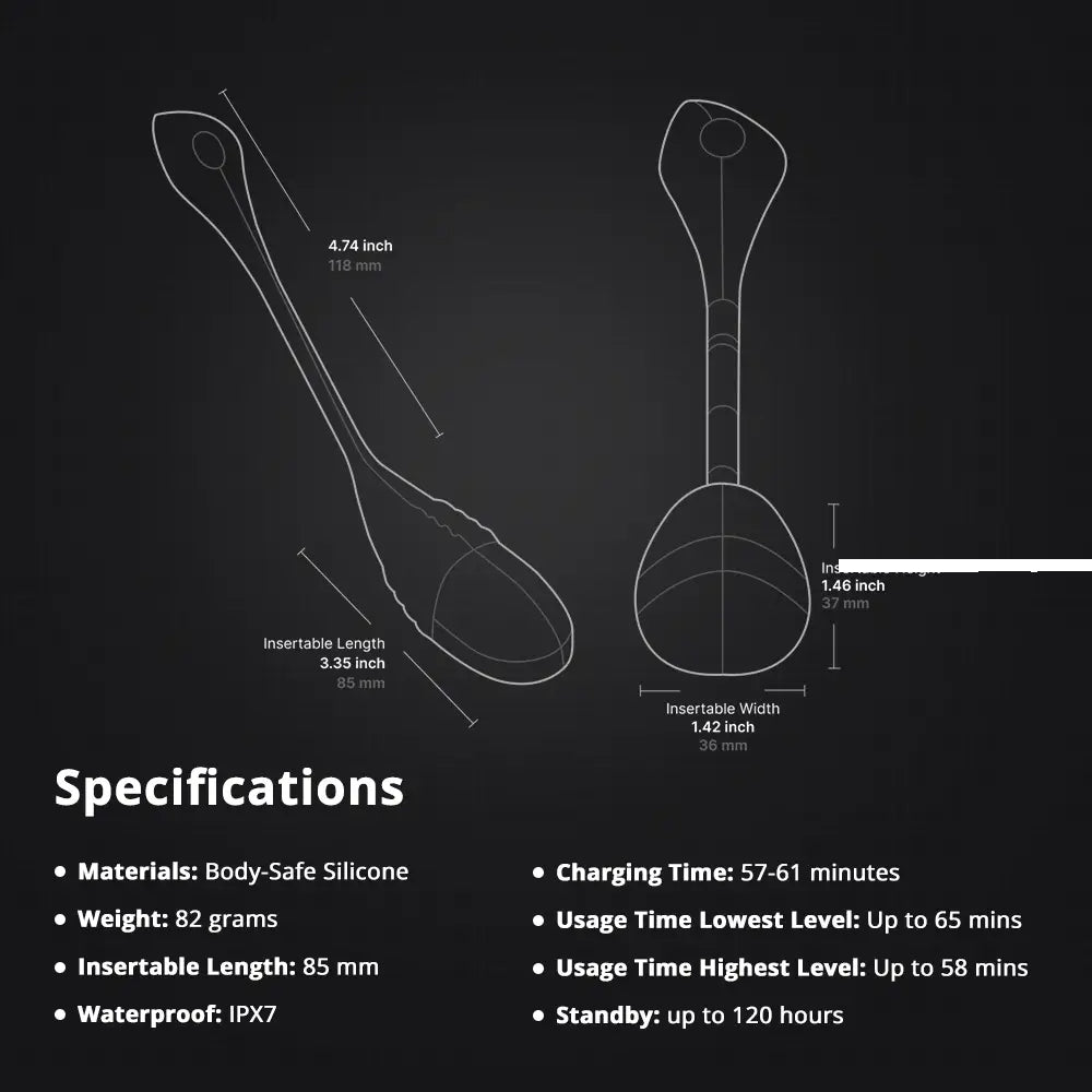 Lovense - Vulse Thrusting Egg Vibrator, APP-Controlled