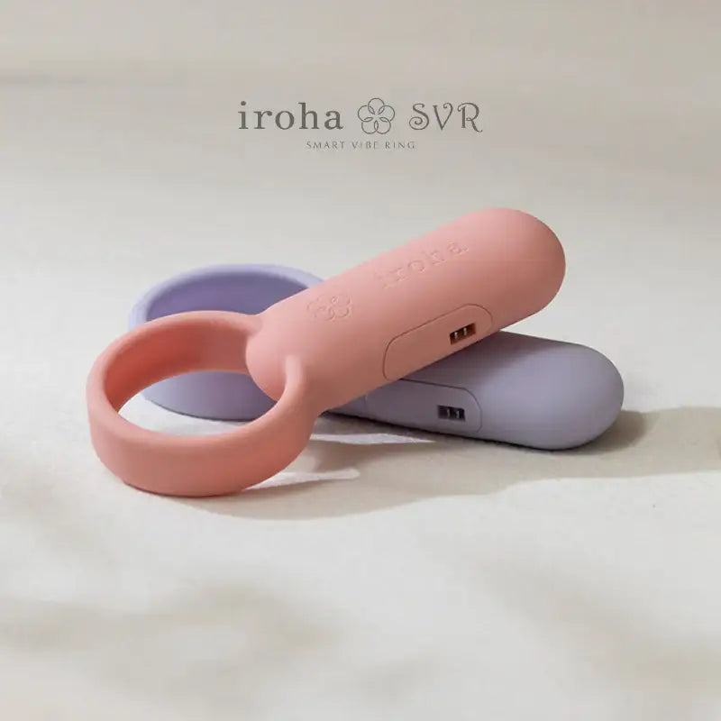 Iroha SVR Vibrating Cock Ring Coral Pink vibrant color comfortable ergonomic fit Singapore