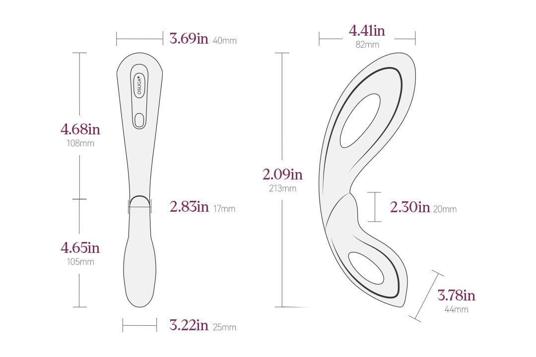 OSUGA Mobius – Dual-Motor Vibrator for Deep Penetration