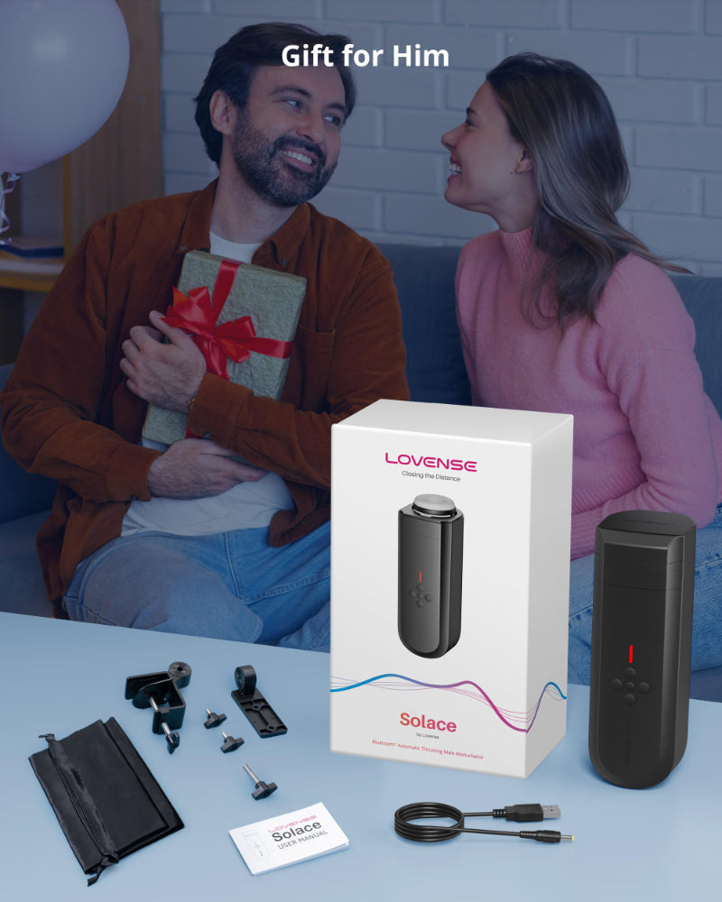 Lovense - Solace App/Bluetooth Controlled Thrusting Male Masturbator