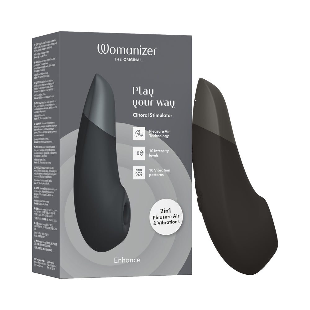 Womanizer - Enhance 2-in-1 Clitoral Stimulator - Black