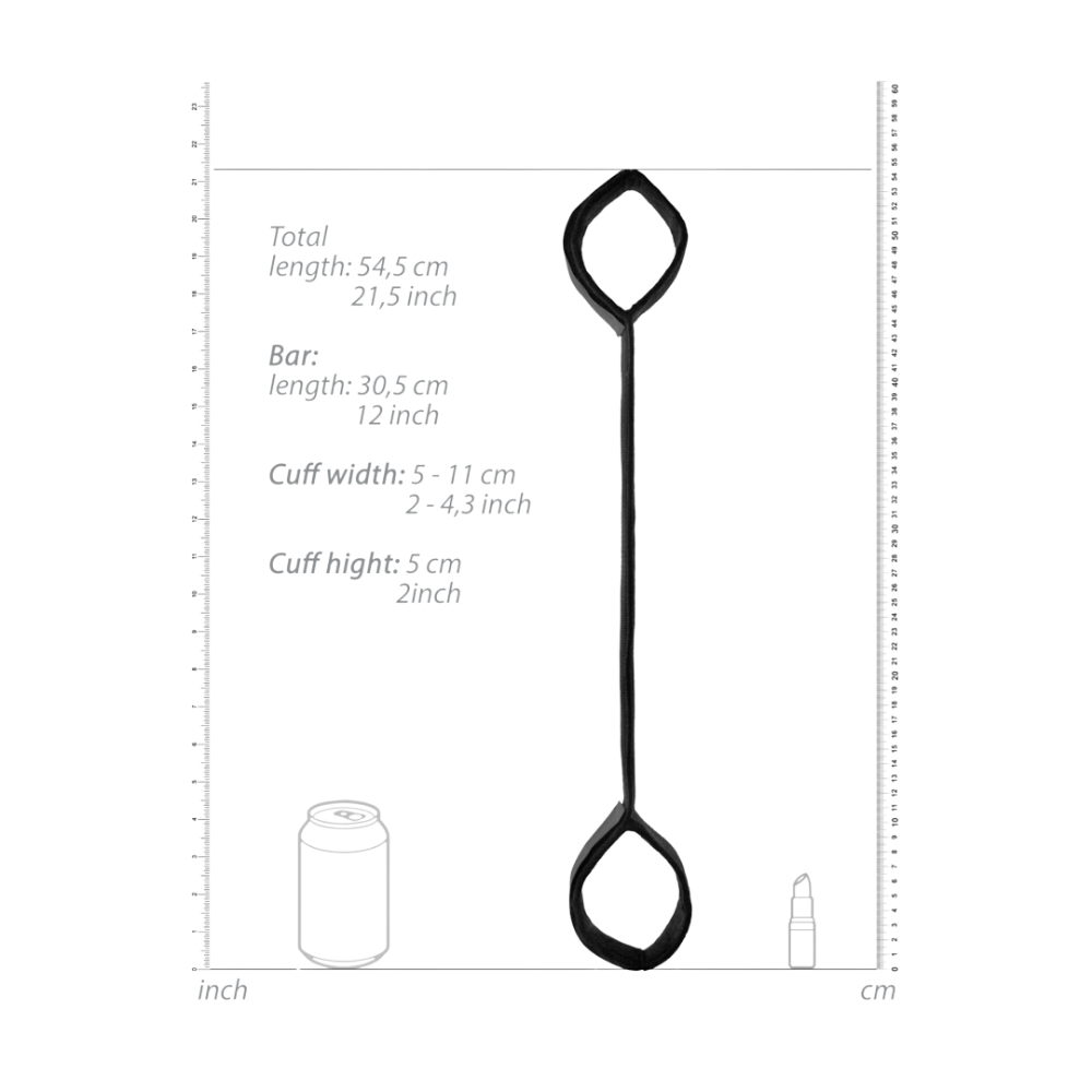 SHOTS Ouch! Spreader Bar with Cuffs
