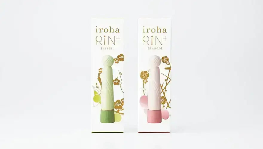Iroha Rin+ Sango Mini Wand Vibrator Rose Petal Pink soft silicone premium material elegant finish Singapore