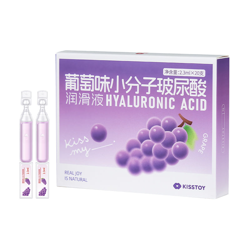 Kisstoy® Fruit Kiss - Hyaluronic Acid Flavoured Edible Lube Vials (20 x 2.3ml)