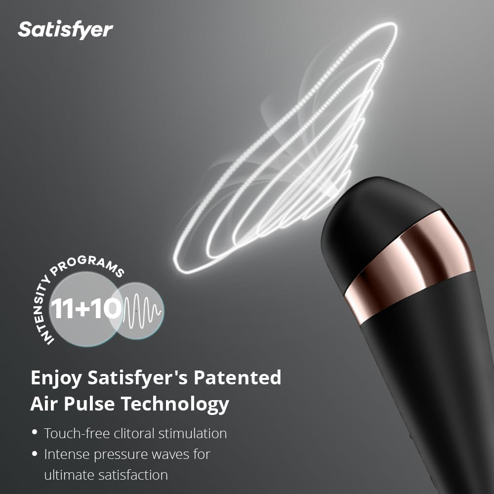 Satisfyer - Pro 3+ Air Pulse & Vibration Clitoral Stimulator