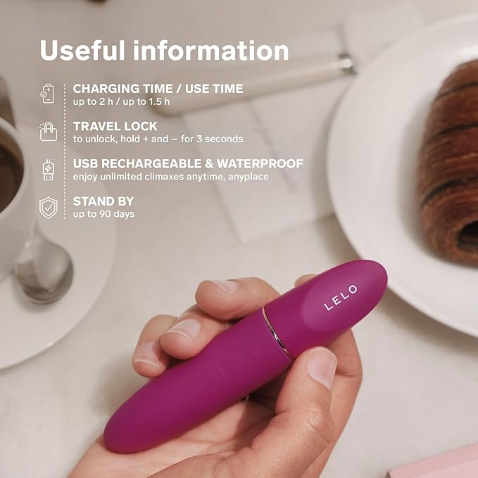 Lelo - Mia 3 Clitoral Vibrator - Deep Rose