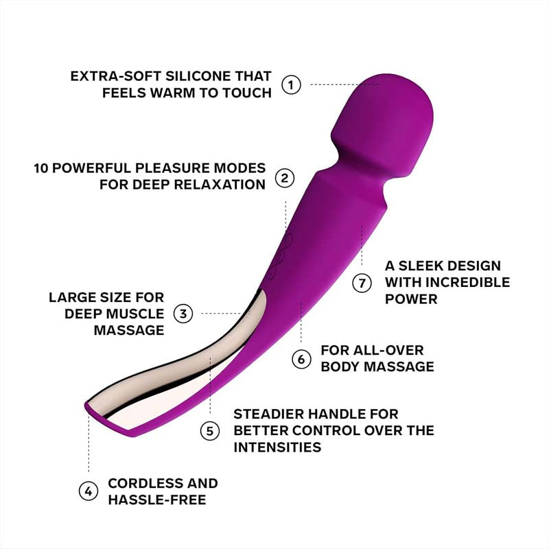 LELO - Smart Wand 2 - Large - Deep Rose