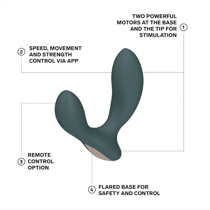 LELO - Hugo 2™ APP Prostate Massager - Green