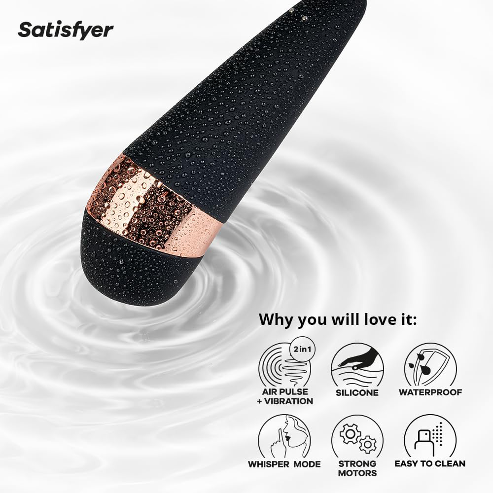 Satisfyer - Pro 3+ Air Pulse & Vibration Clitoral Stimulator