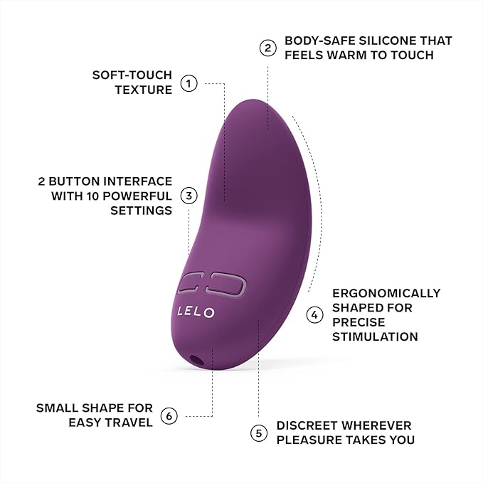 LELO - Lily 3 Mini Vibrating Personal Massager - Dark Plum