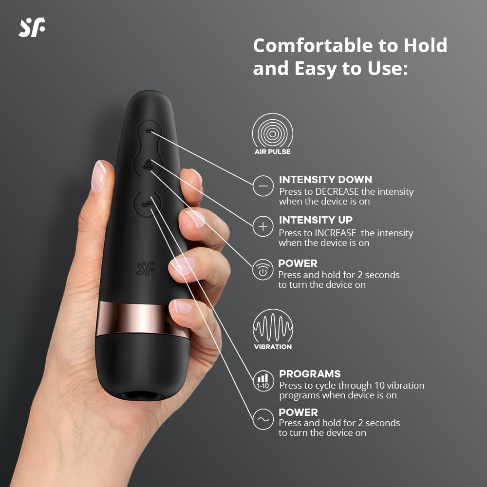 Satisfyer - Pro 3+ Air Pulse & Vibration Clitoral Stimulator