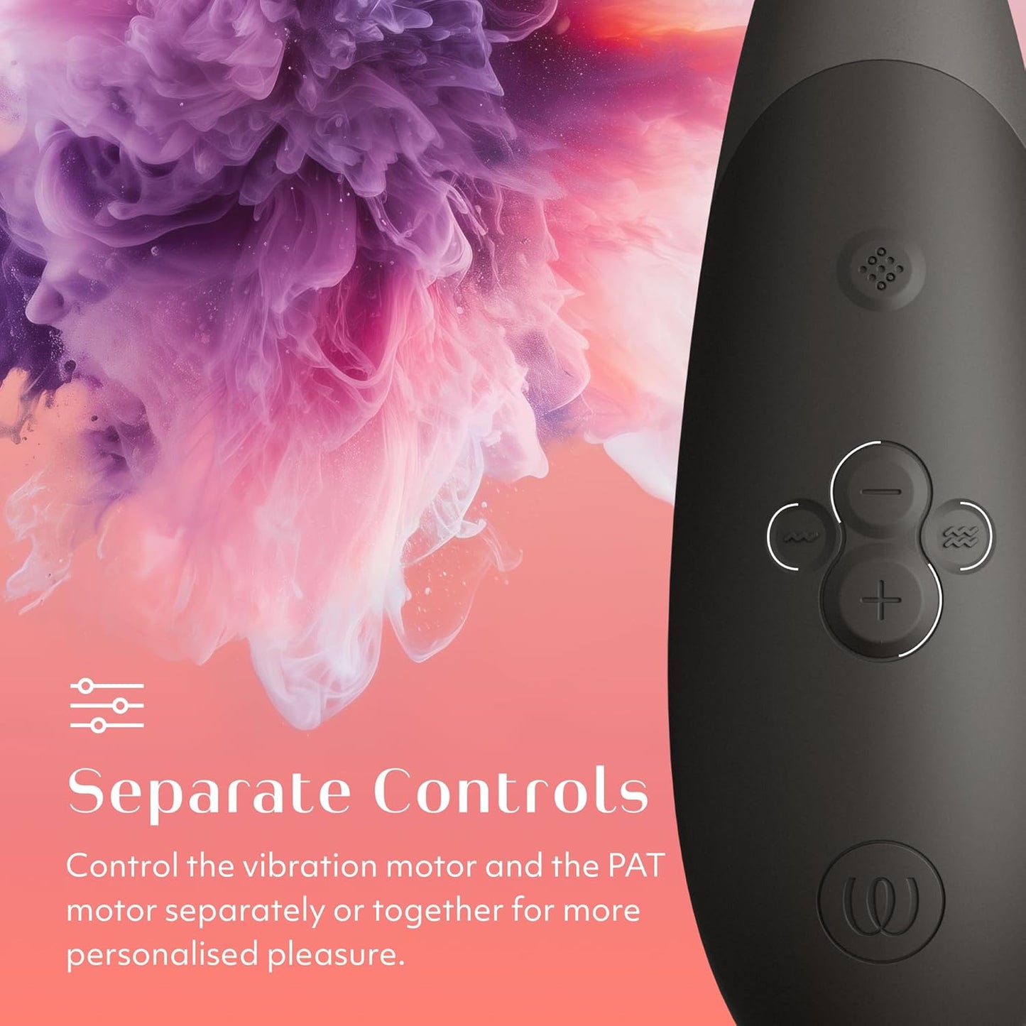 Womanizer - Enhance 2-in-1 Clitoral Stimulator - Black