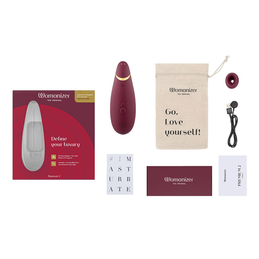 Womanizer Premium 2 - Bordeaux