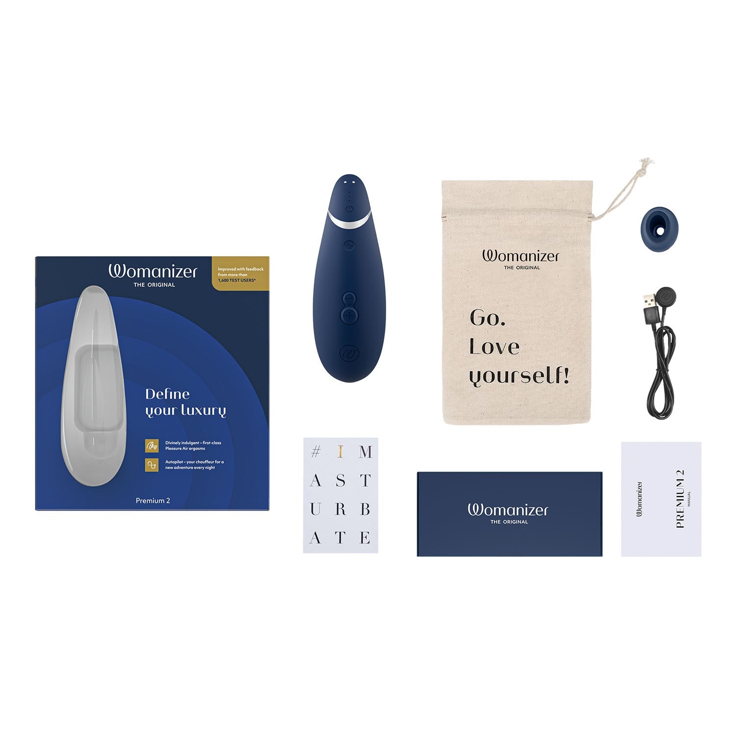 Womanizer Premium 2 - Blueberry