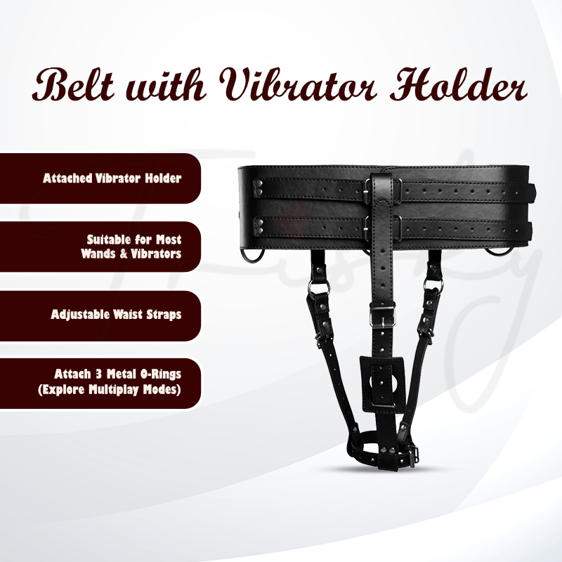 SHOTS Ouch! Belt with Vibrator Holder