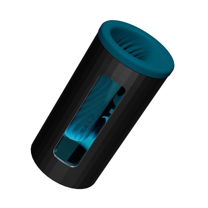 Lelo - F1S V3 App AI Interactive Masturbator - Teal (2 Sizes)