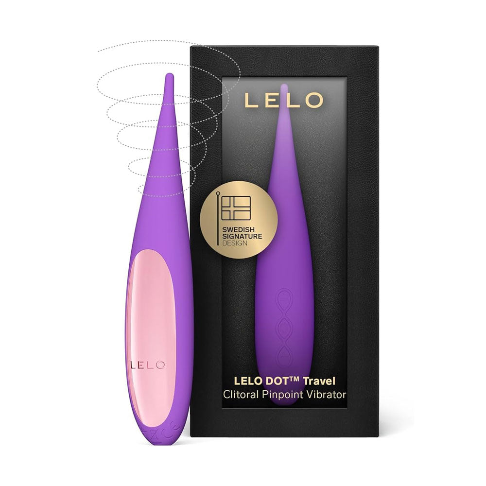 Lelo - Dot Travel Rechargeable Clitoral Pinpoint Vibrator - Purple