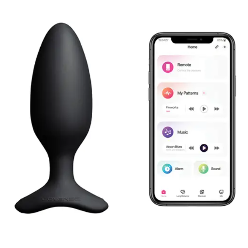 Lovense - Hush 2 (1.75 in) - Bluetooth Remote-Controlled Butt Plug