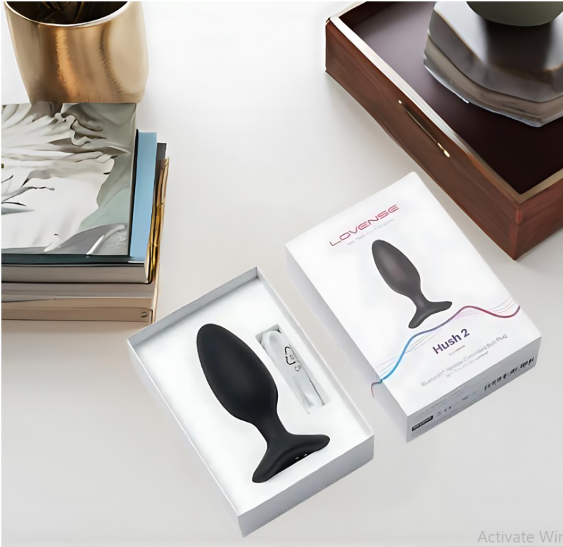 Lovense - Hush 2 (1.75 in) - Bluetooth Remote-Controlled Butt Plug