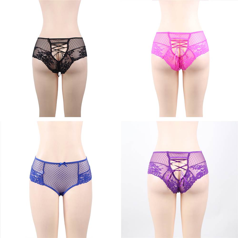 Panties - 4 in 1 Sexy High Waist Lace Strappy Panties