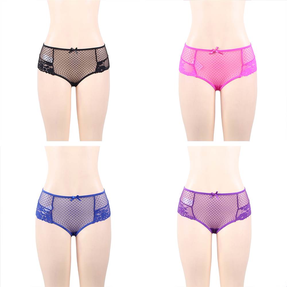 Panties - 4 in 1 Sexy High Waist Lace Strappy Panties