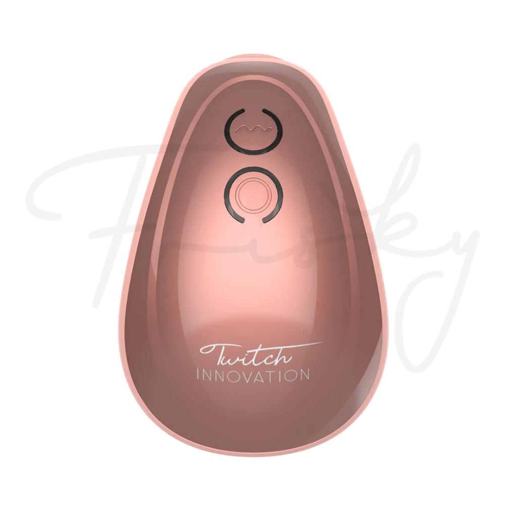 SHOTS - Twitch Handsfree Suction and Vibration Toy - Rose